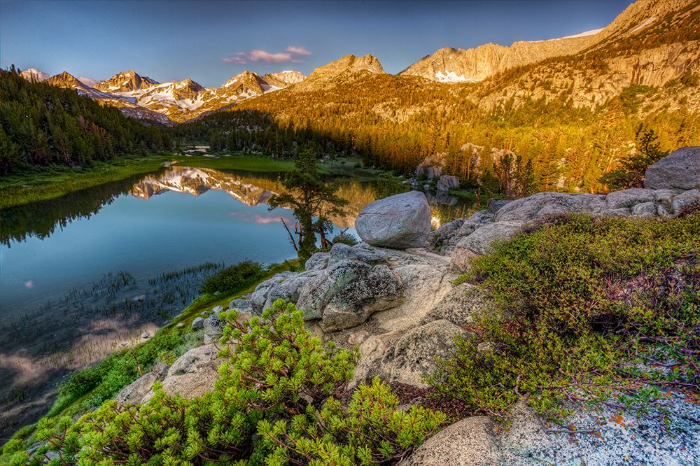 Alpine tarn-Tuolumne Meadows sunrise-Yosemite National Park-California art print by Adam Jones for $57.95 CAD