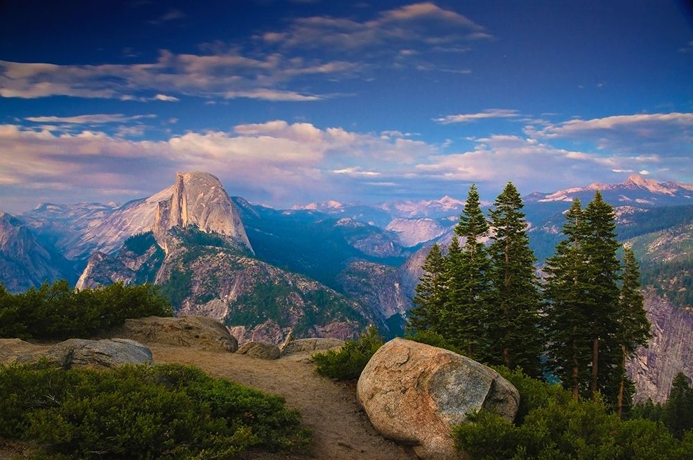 Half Dome from Glacier Point-Yosemite National Park-California-USA art print by Anna Miller for $57.95 CAD