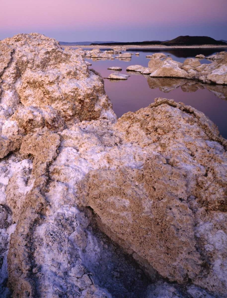 CA, Mono Lake reflections in south tufa area art print by Dennis Flaherty for $57.95 CAD