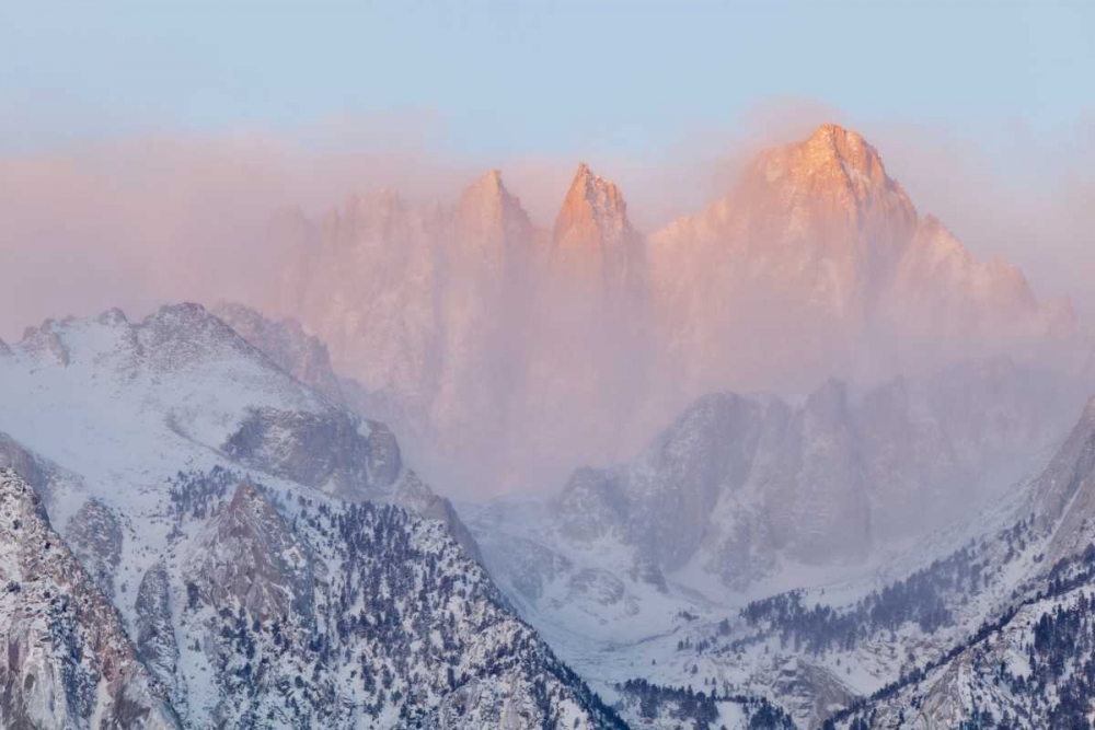 California, Lone Pine Sunrise on Mount Whitney art print by Don Paulson for $57.95 CAD