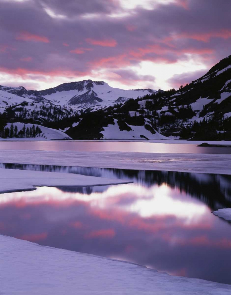 CA, Sierra Nevada Mts reflecting in Ellery Lake art print by Christopher Talbot Frank for $57.95 CAD