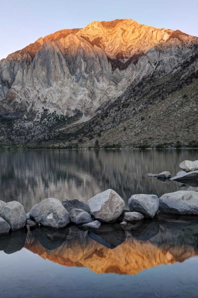 USA, California Convict Lake at sunrise art print by Dennis Flaherty for $57.95 CAD