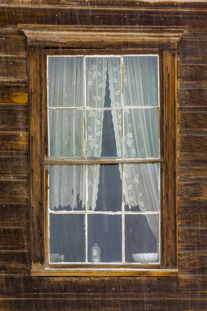 USA, California, Bodie Close-up of window art print by Don Paulson for $57.95 CAD