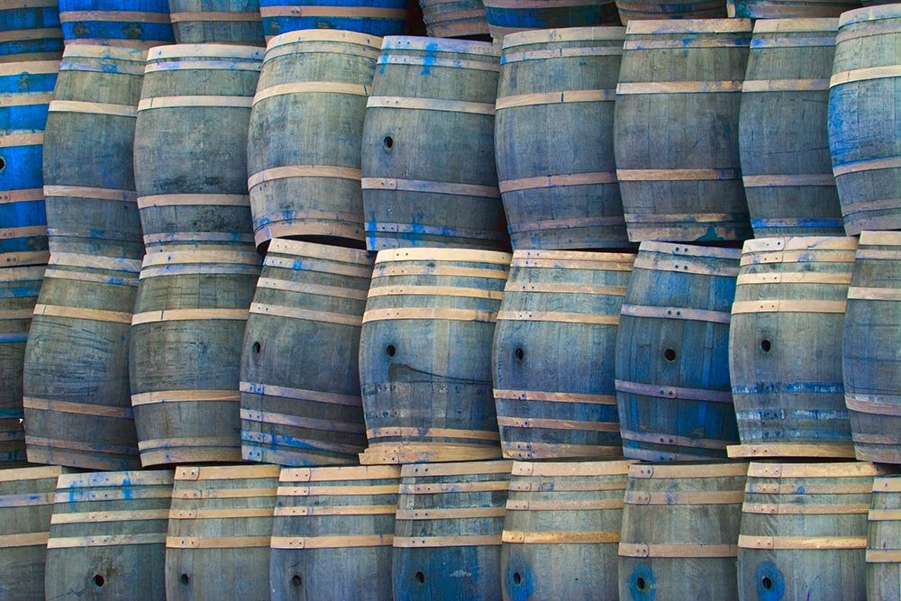 California San Luis Obispo Stacked wine barrels art print by Jaynes Gallery for $57.95 CAD