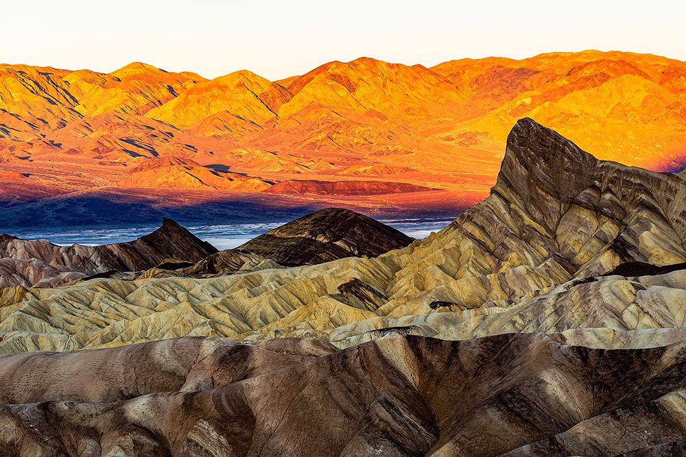 Death Valley-Zabriskie Point sunrise art print by George and Marilu Theodore for $57.95 CAD