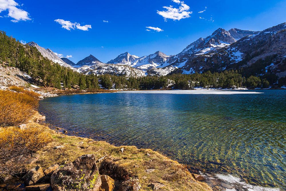 Long Lake in Little Lakes Valley-John Muir Wilderness-Sierra Nevada Mountains-California-USA art print by Russ Bishop for $57.95 CAD