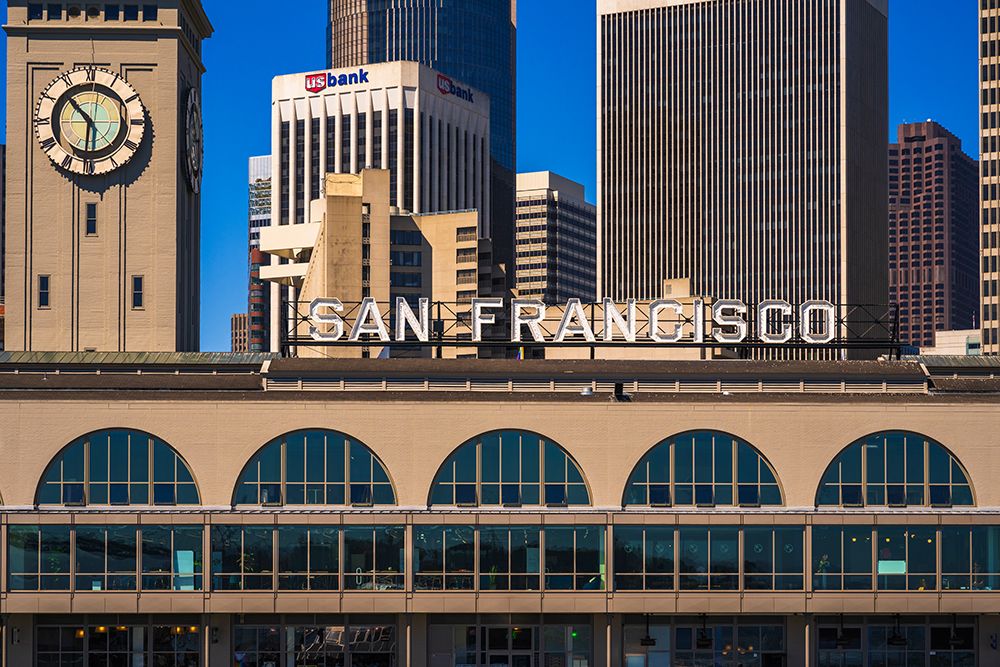 Downtown San Francisco from the San Francisco Bay, California, USA art print by Russ Bishop for $57.95 CAD