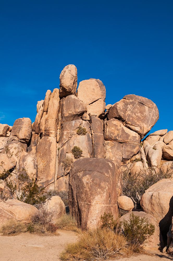 A rock formation in Hidden Valley in Joshua Tree National Park-California-USA art print by Sergio Pitamitz for $57.95 CAD