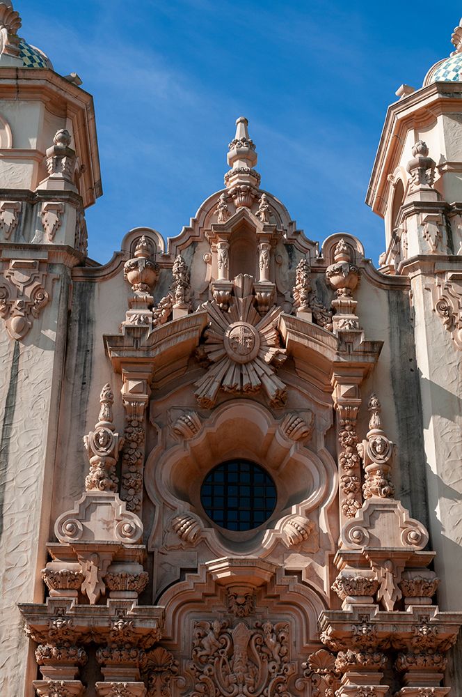 A detail of Casa del Prado in Balboa Park Balboa Park-San Diego-California-USA art print by Sergio Pitamitz for $57.95 CAD