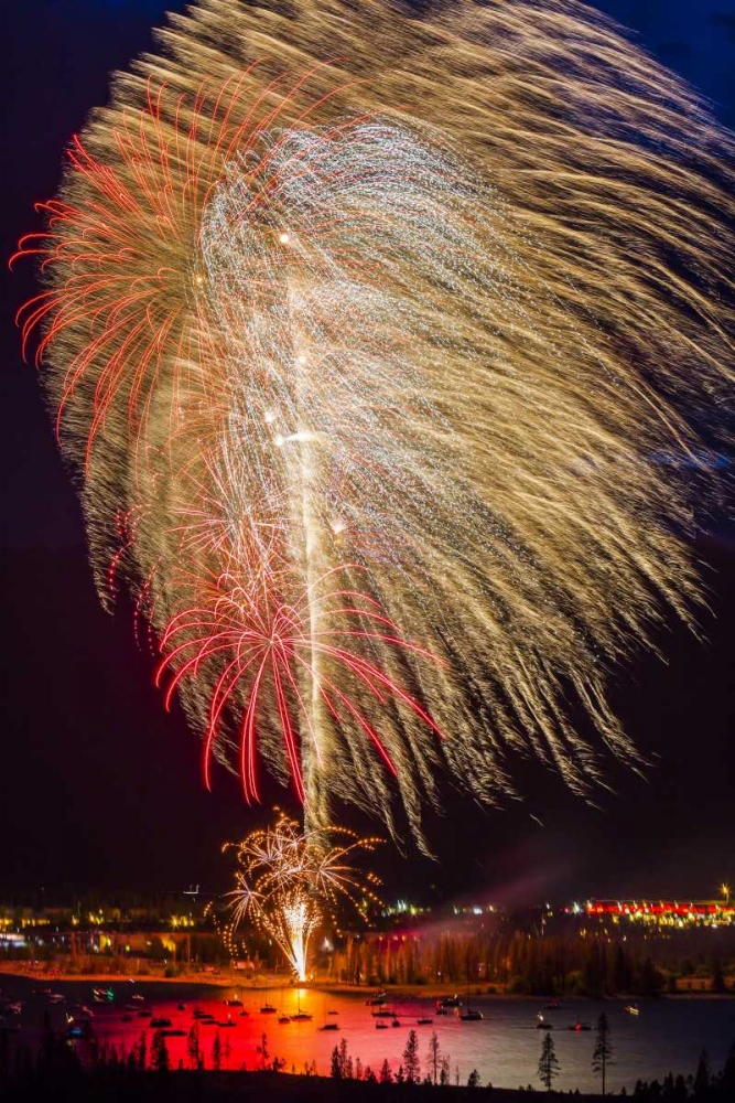 Colorado, Frisco Fireworks display on July 4th art print by Fred Lord for $57.95 CAD