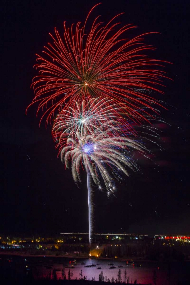 Colorado, Frisco Fireworks display on July 4th art print by Fred Lord for $57.95 CAD