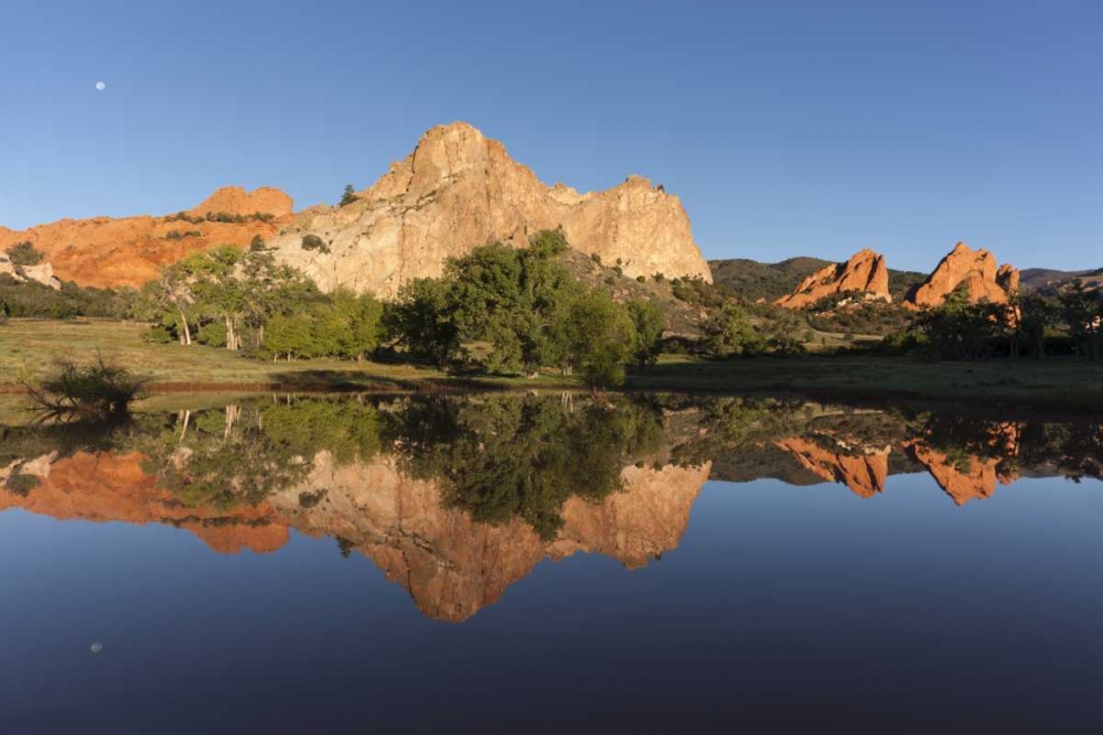 CO, Colorado Springs Cliff reflected in pond art print by Don Grall for $57.95 CAD