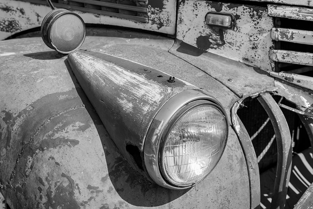 USA-Colorado Rusty old vintage truck Headlight detail art print by Cindy Miller Hopkins for $57.95 CAD