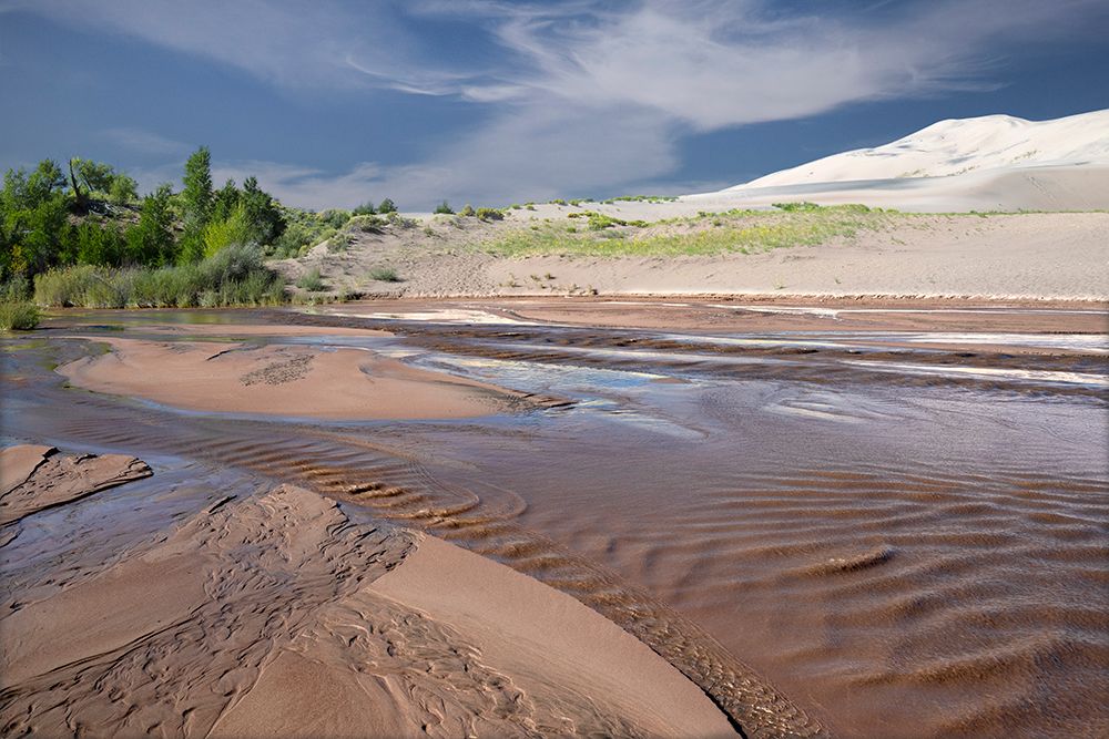 USA-Colorado Medano Creek in Great Sand Dunes National Park art print by Janell Davidson for $57.95 CAD