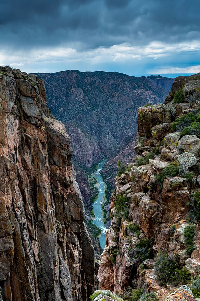 View of Black Canyon of the Gunnison National Park art print by Larry Richardson for $57.95 CAD