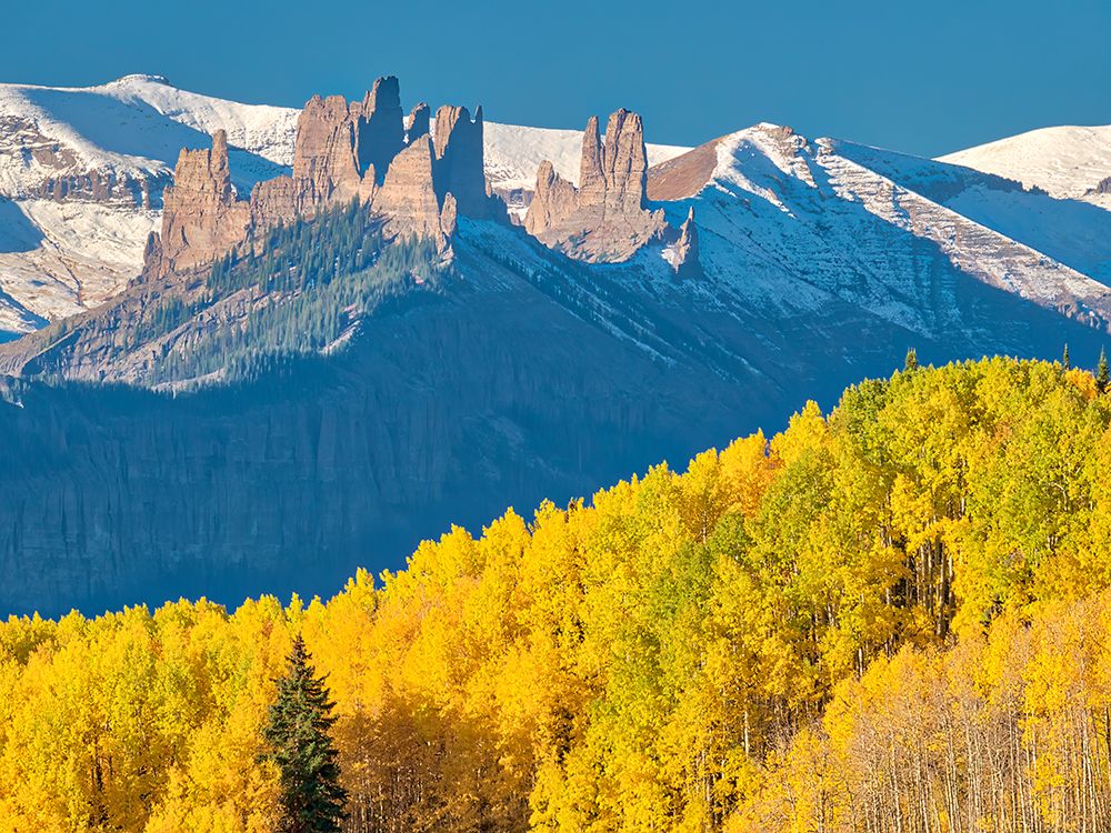 USA-Colorado Ohio Pass and the Castles with autumn color art print by Terry Eggers for $57.95 CAD