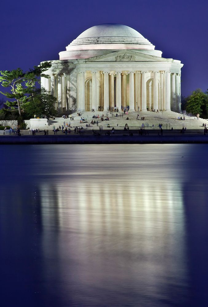 Jefferson Memorial and Tidal Basin in April art print by William Perry for $57.95 CAD