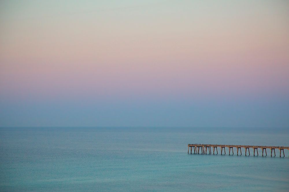 USA-Florida-Pensacola Beach Pier at Pensacola Beach in the early morning art print by Joanne Wells for $57.95 CAD