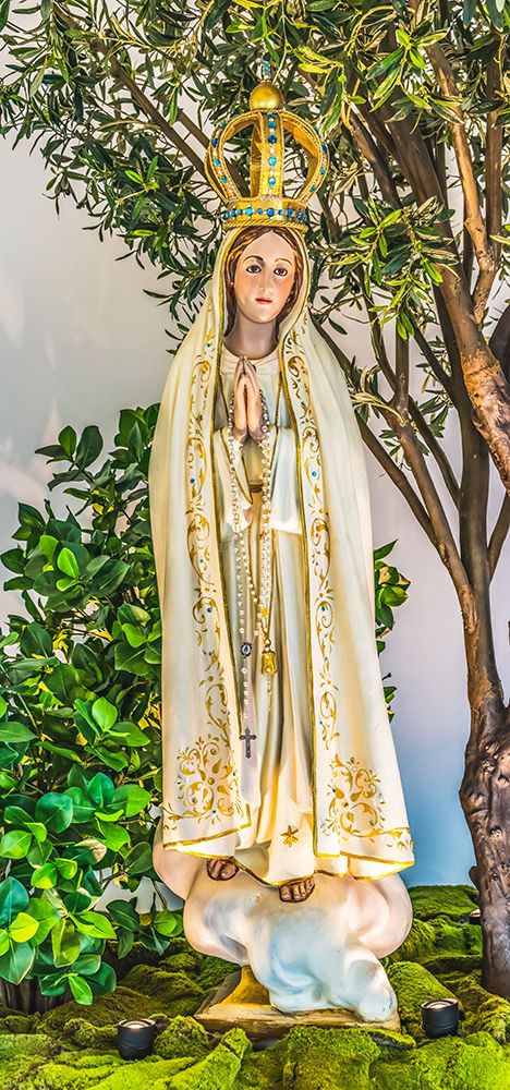 Mary statue- Saint Augustine- Florida art print by William Perry for $57.95 CAD
