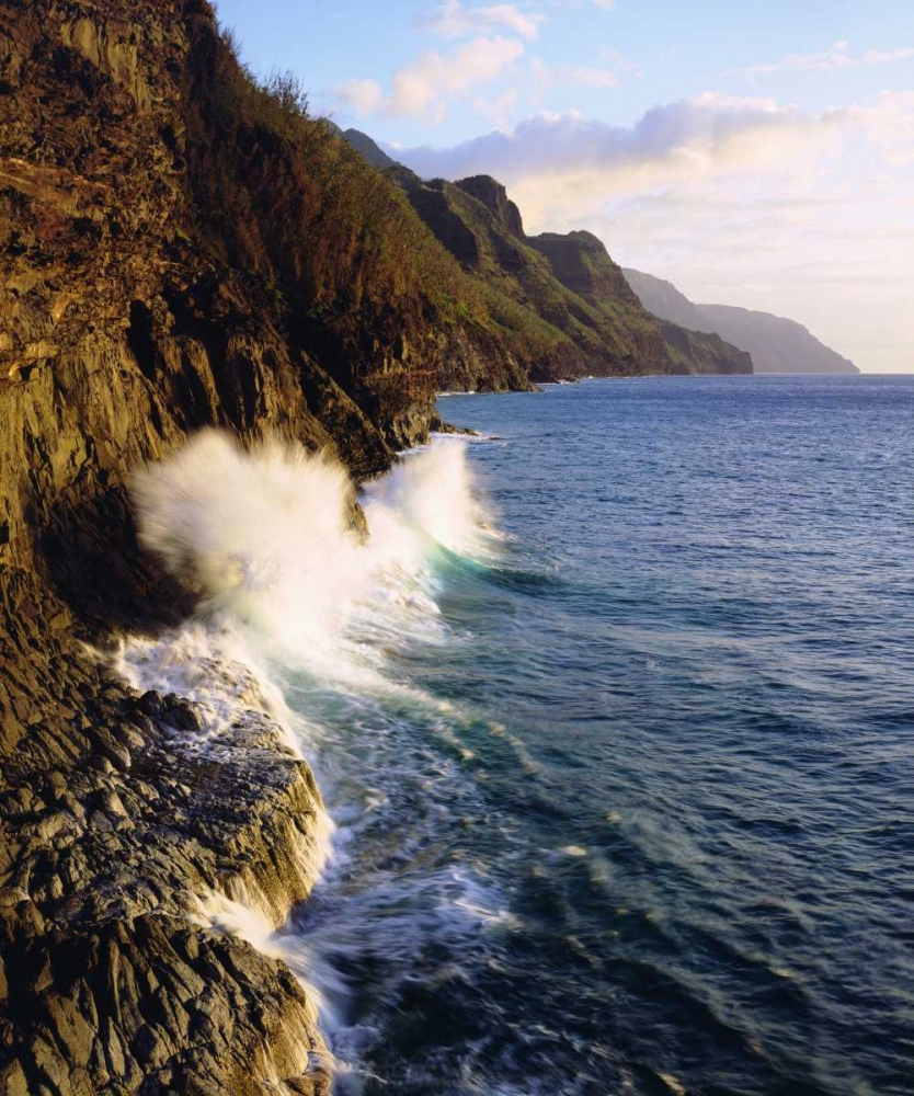 Hawaii, Kauai Waves on the Na Pali Coast art print by Christopher Talbot Frank for $57.95 CAD