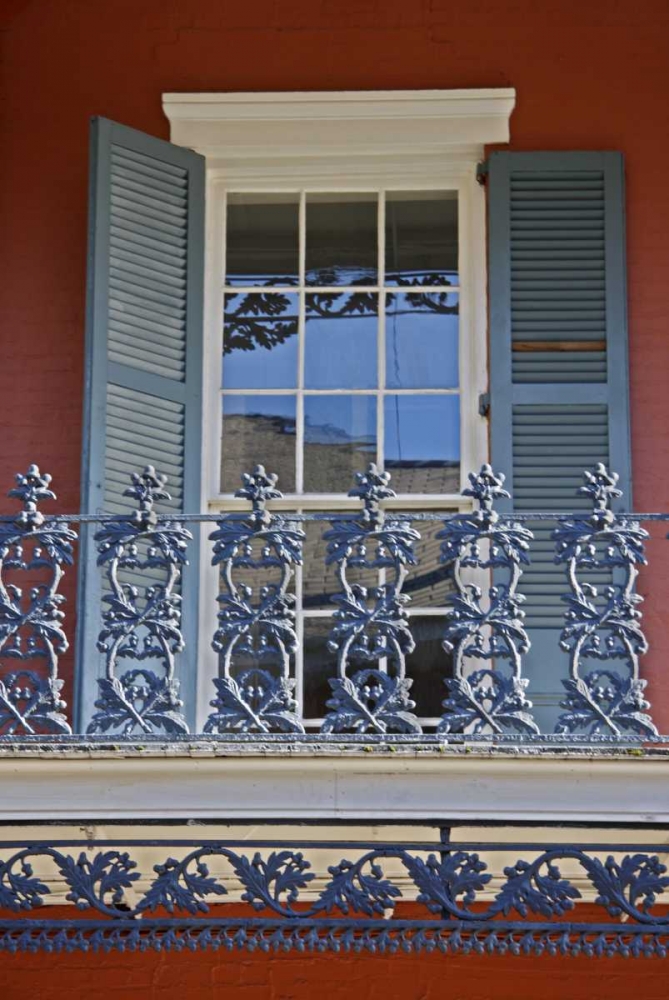 Louisiana, New Orleans, Historic Window detail art print by Nancy Noble Gardner for $57.95 CAD