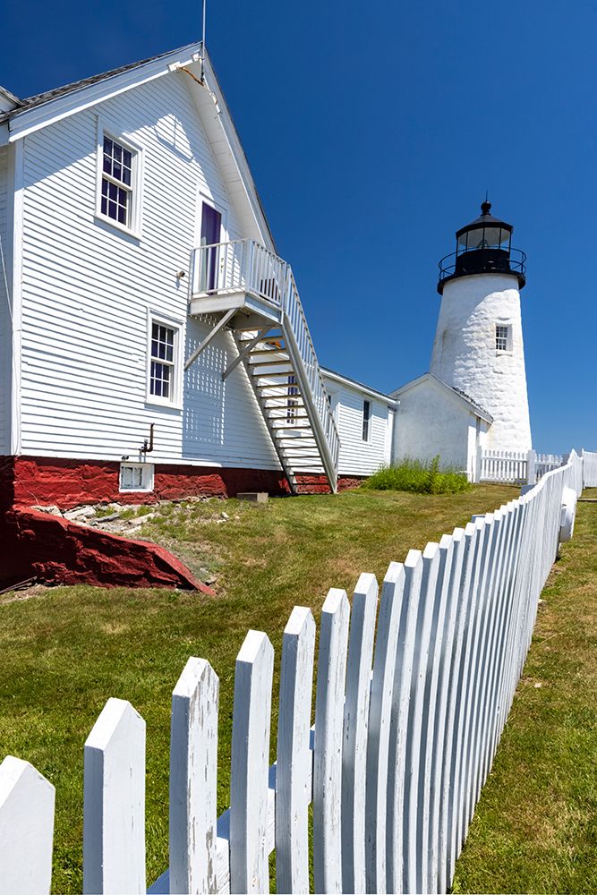 Pemaquid Point Lighthouse near Bristol-Maine-USA art print by Chuck Haney for $57.95 CAD