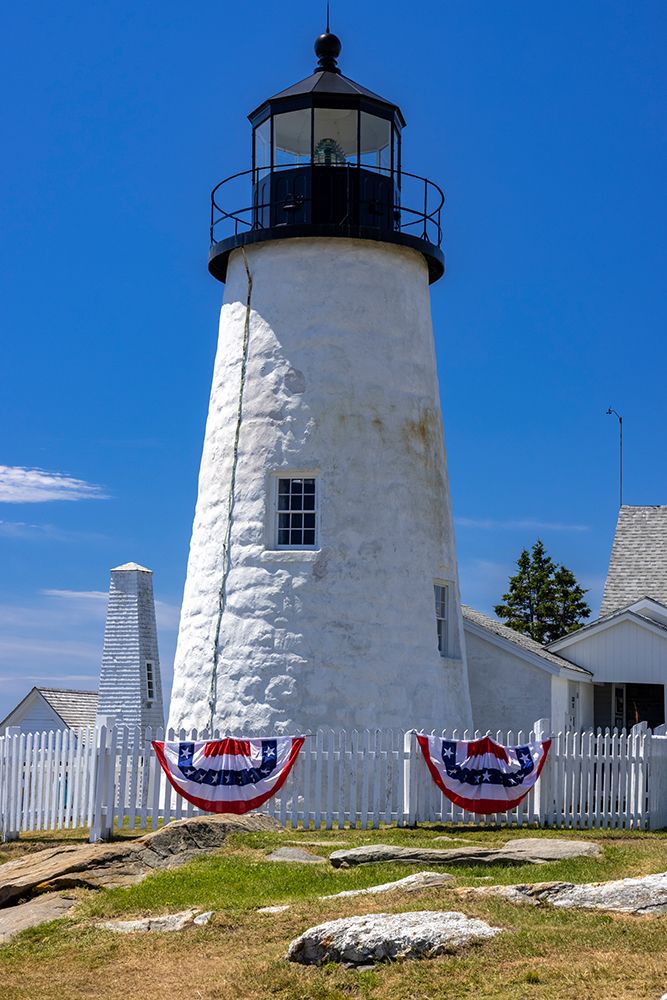 Pemaquid Point Lighthouse near Bristol-Maine-USA art print by Chuck Haney for $57.95 CAD