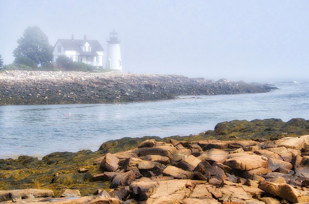 Maine Prospect Harbor Light-Prospect Harbor Point-Winter Harbor art print by Julie Eggers for $57.95 CAD