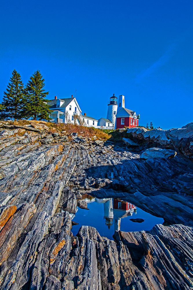USA-New England-Maine-Pemaquid Point Lighthouse art print by Sylvia Gulin for $57.95 CAD