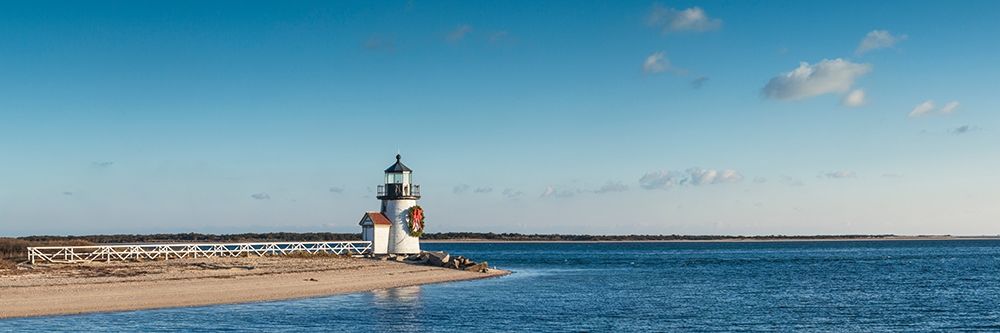 New England-Massachusetts-Nantucket Island-Nantucket Town-Brant Point Lighthouse art print by Walter Bibikow for $57.95 CAD