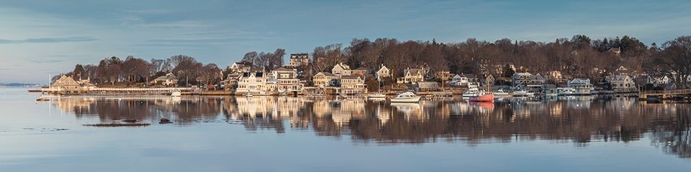 New England-Massachusetts-Cape Ann-Gloucester-Annisquam Harbor-winter-dawn art print by Walter Bibikow for $57.95 CAD
