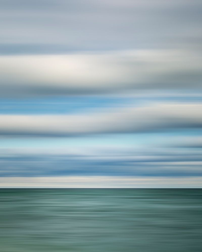 USA-Michigan-Mackinac Island Abstract blur of Lake Huron from Mission Point art print by Ann Collins for $57.95 CAD