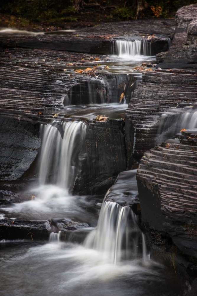 Michigan Waterfalls in the Presque Isle River art print by Don Grall for $57.95 CAD