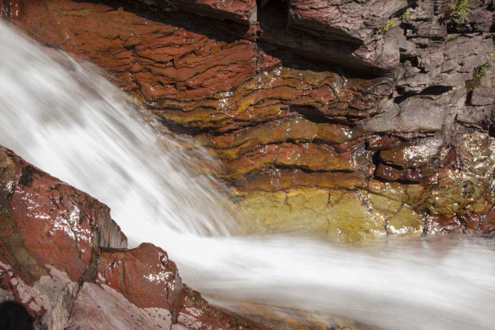 Montana, Glacier NP Ptarmigan Falls art print by Don Grall for $57.95 CAD