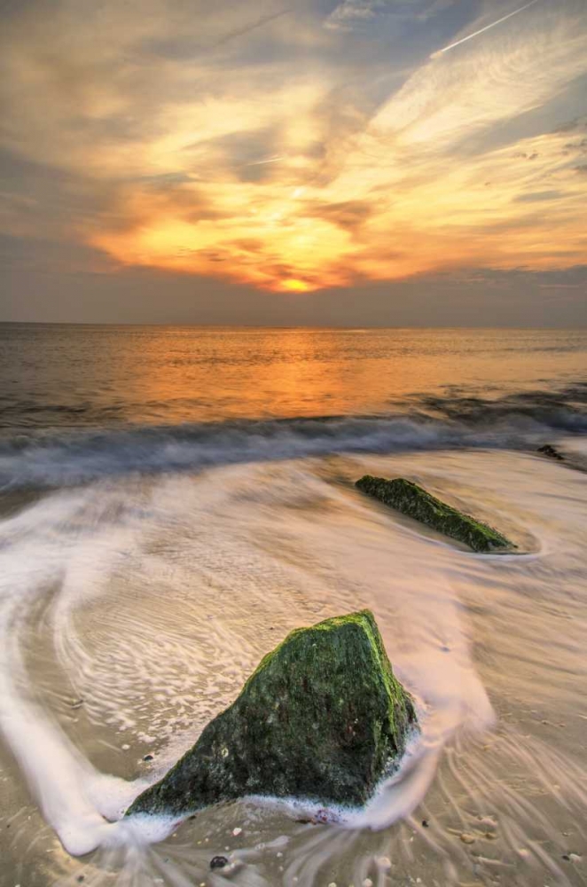 New Jersey, Cape May Scenic on Cape May Beach art print by Jay OBrien for $57.95 CAD