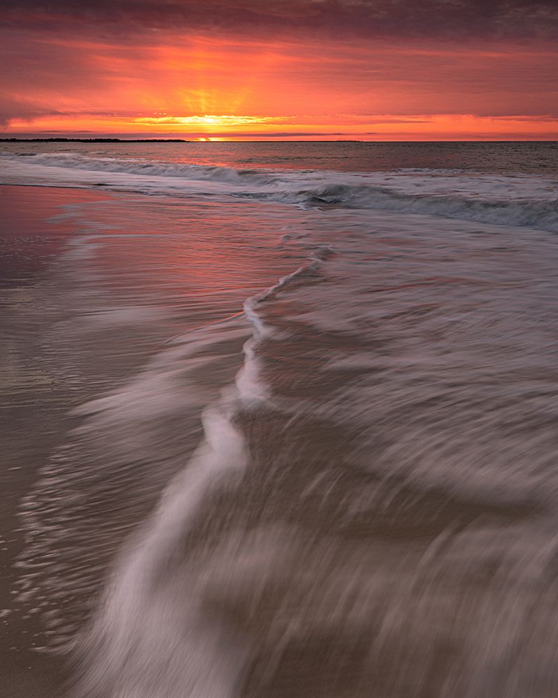 USA-New Jersey-Cape May National Seashore. Sunrise on shoreline. art print by Jaynes Gallery for $57.95 CAD