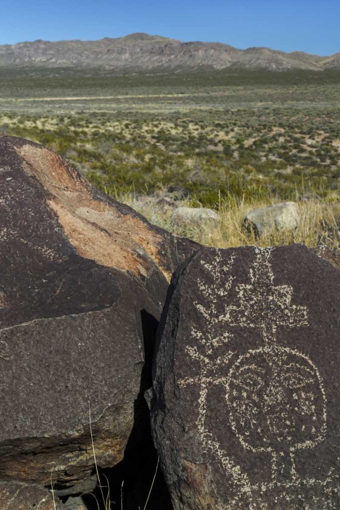 New Mexico, Petroglyph etchings on rock art print by Don Paulson for $57.95 CAD