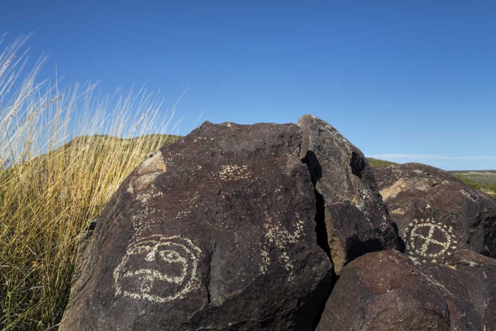 New Mexico, Three Rivers Petroglyph etchings art print by Don Paulson for $57.95 CAD