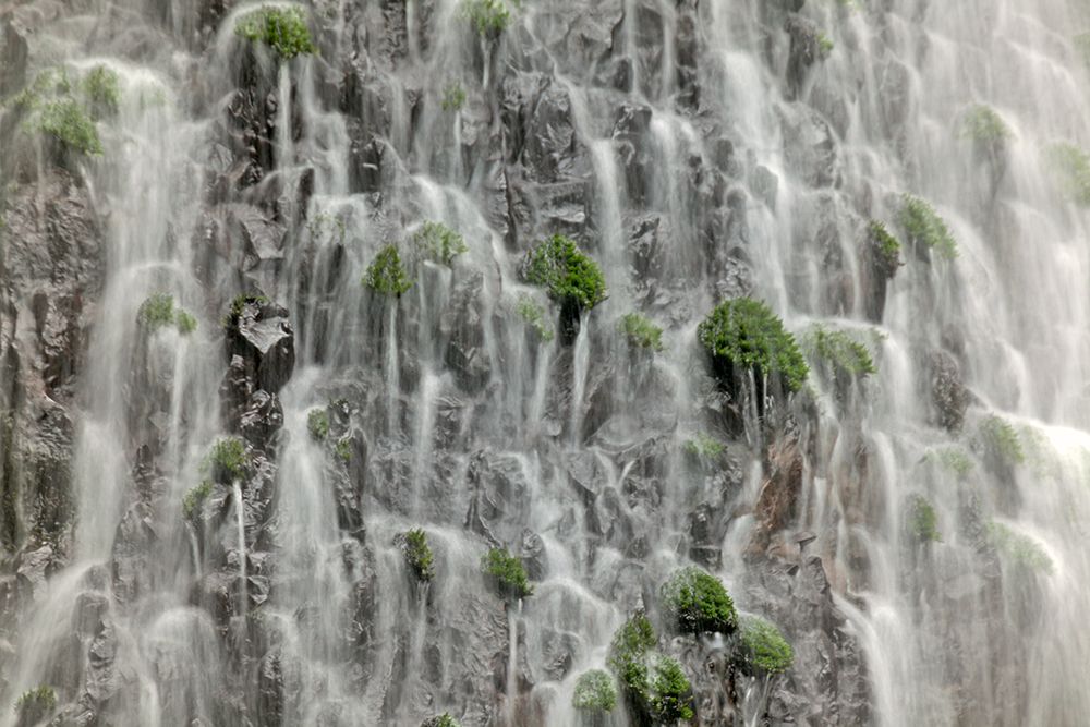 Waterfall close-up-Columbia River Gorge-Oregon art print by Adam Jones for $57.95 CAD