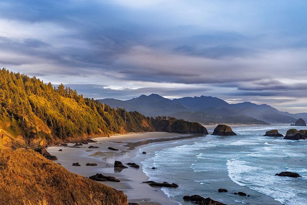 Crescent Beach at Ecola State Park in Cannon Beach-Oregon-USA art print by Chuck Haney for $57.95 CAD