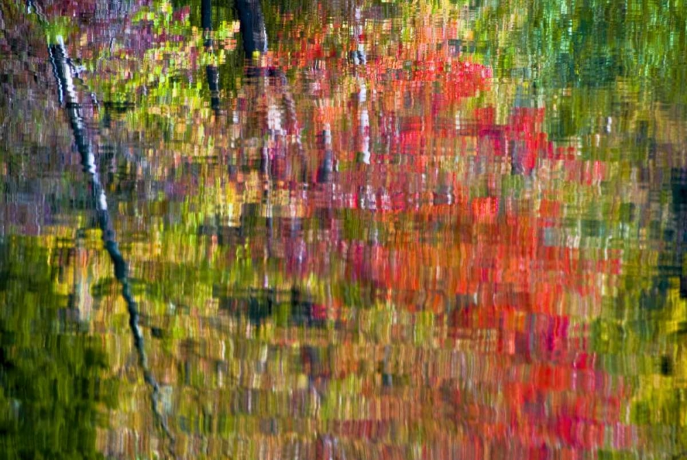 PA, Delaware, Water gap NRA Autumn reflection art print by Jay OBrien for $57.95 CAD