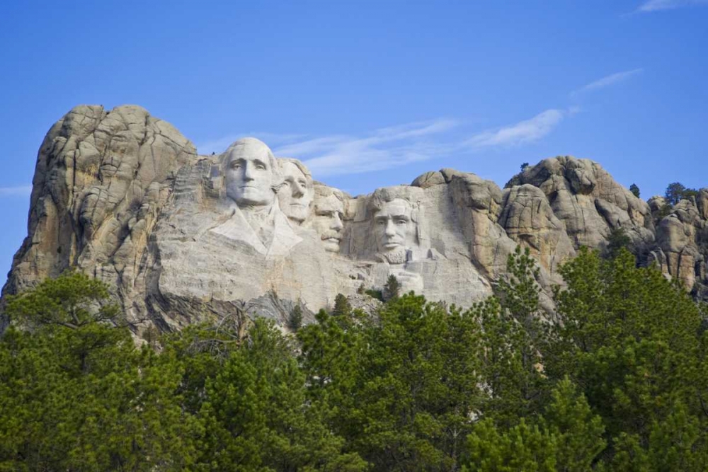 South Dakota Overview of Mount Rushmore art print by Fred Lord for $57.95 CAD