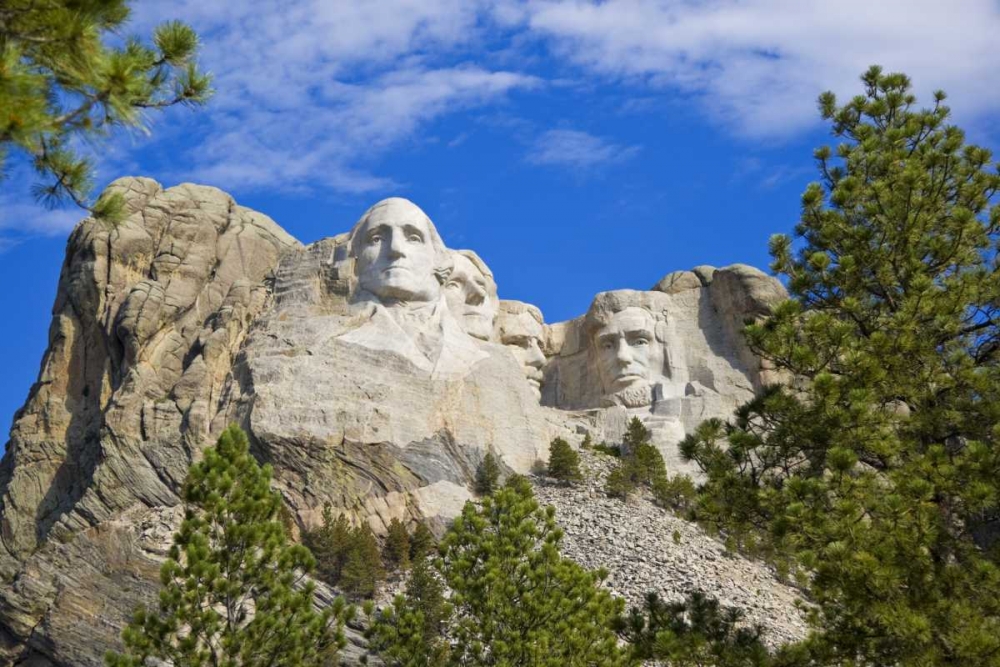 South Dakota Overview of Mount Rushmore art print by Fred Lord for $57.95 CAD