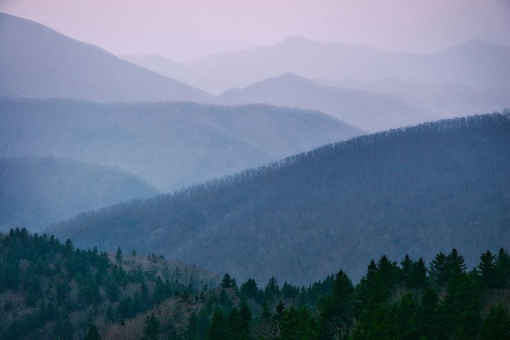 Smoky Mountain View-Tennessee-USA art print by Anna Miller for $57.95 CAD