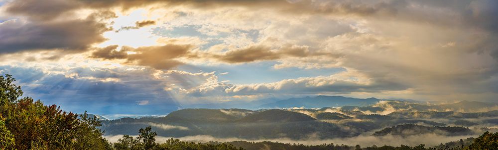 Sunrise on the Foothills Parkway-Great Smoky Mountains National Park-Tennessee art print by Richard and Susan Day for $57.95 CAD
