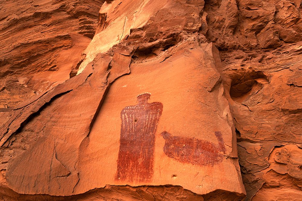 Cleopatra Panel-a Barrier style Pictograph at Hog Springs-Utah art print by Alan Majchrowicz for $57.95 CAD