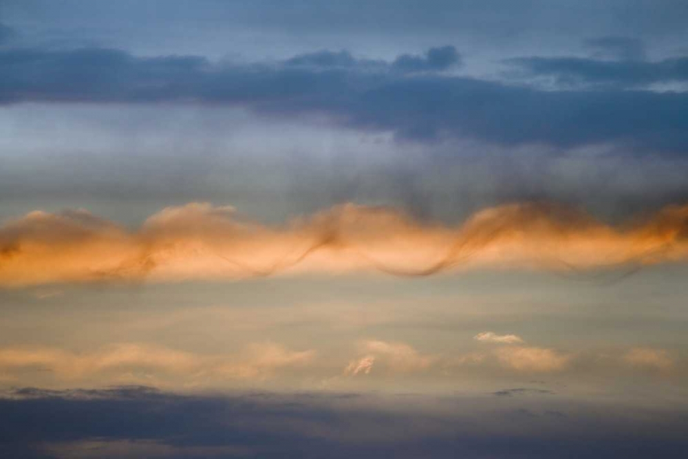 Utah, Arches NP Sunset sky with a spiral cloud art print by Don Paulson for $57.95 CAD