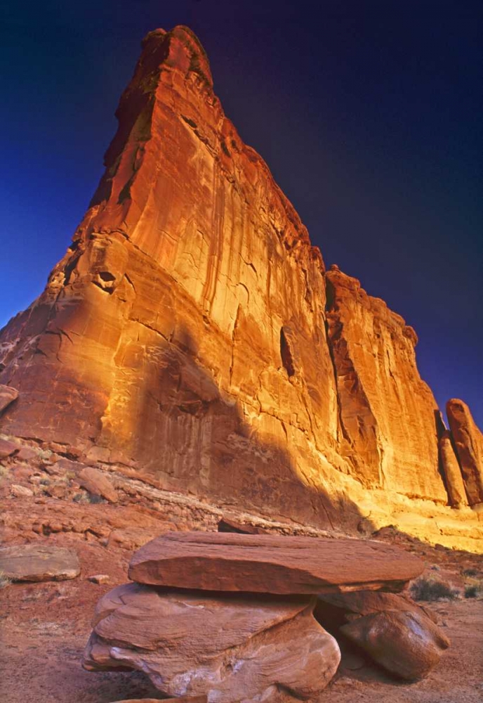 UT, Arches NP Tower of Babel rock formation art print by Dave Welling for $57.95 CAD