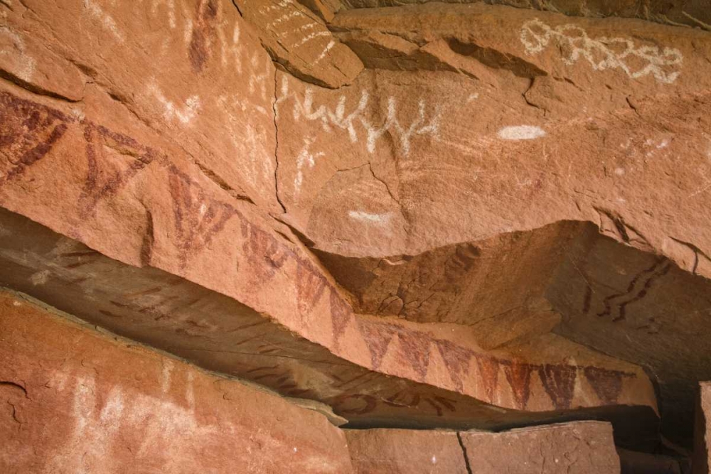 UT, Canyonlands NP Ancient pictographs art print by Don Paulson for $57.95 CAD