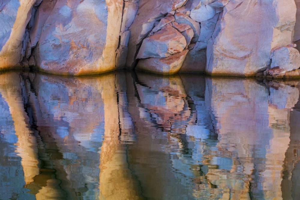 Utah, Glen Canyon Abstract reflection sandstone art print by Don Paulson for $57.95 CAD
